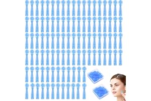 CINSERSR Pimple Popper100 Stück Mitesser Entferner Nadel Pickel Aufstechen Einweg Zum Entfernen Von Whiteheads Leicht Zu Tragen Geeignet Für Haushaltswerkzeuge Schönheitssalons Usw (Blau)