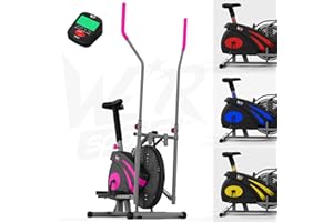 We R Sports 2-IN-1 Elliptical Cross Trainer & Exercise Bike Indoor Home Fitness Cardio Workout Machine
