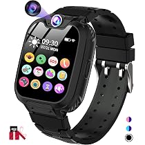 JUBUNRER Kids Smart Watch MP3 Games Apel Watch for Kids Girls Boys ...