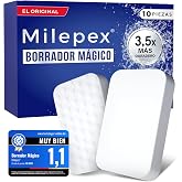 Milepex Dirt Eraser [10x] - Premium Sponge for Wall, Floor, Slippers &amp; Car | Magic Sponge &amp; Magic Eraser for Home, Bathroom &amp;