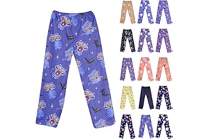 DASHADAO KPop Fashion Hunters Printing Pyjama Bottoms Girls K Pop Costume Pyjamas Pants for Kids 9-10 11-12 Soft Long Pjs Pants Lightweight Fall Plush Elastic Waist Straight Slim Pjs Trousers Home Essentials