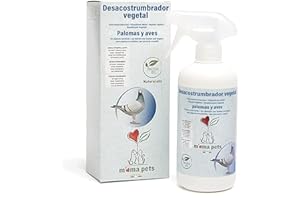M' MA PETS Mama Pets Spray Repelente Natural para Palomas, Pájaros, Gaviotas y Avès, Disuasor para Exteriores: Ventanas, Alféizares, Terrazas, Balcones y Barcos, 500 ml