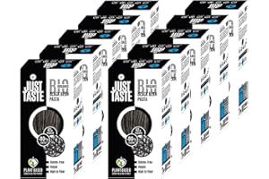 ‎JUST TASTE BE DIFFERENT JUST TASTE - Organic Black Bean Spaghetti/Capellini - 41 g Protein - Black Bean Noodles Ideal for Athletes - Low Carb - High Protein, 250 g (Pack of 10)