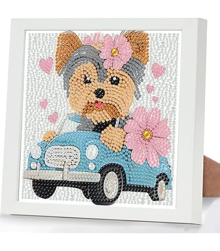 Giahism Set di pittura a forma di farfalla con diamante, con cornice, per bambini da 8 a 12 anni, con bella confezione regalo (15 x 15 cm