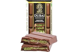 RETAILGENICS Dubai Chocolate Bar & Cubes – Kunafa & Pistachio Cream Filling – Luxurious Fix Viral Milk Choclate With Kadayif & Kataifi – Perfect for Kids, Family & Friend (Pack of 1, Bars)