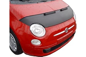 AUTO-BRA AB-00406 Car Bra Compatibile con Fiat 500 da 2007- Auto Copri Cofano Protezione Tuning