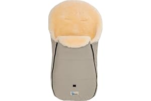 Altabebe Nordkap Sacco Termico Invernale di Pelle Pecora per Passeggino