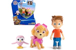 PAW Patrol Skye & Alex Porter Figure Pack with Lil Hootie Toy Figure, Kids Toys for Boys and Girls Ages 3 and Up