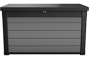 Ondis24 Keter Premier Box, cassapanca per cuscini, XL, da giardino, per esterni, a prova di pioggia (380 litri)