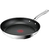 Tefal Infinite Pfanne Induktion 28 cm, Bratpfanne mit Antihaftversiegelung, Thermo-Signal bei idealer Brattemperatur, einfach