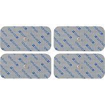 Électrodes StimPads Compatibles Compex - Pack 12 Snap Double - Meilleure Conductivité Argent