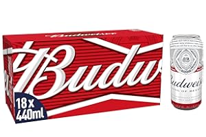 Budweiser Beer, 18 x 440, ml
