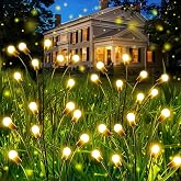 Robeve Pack of 2 6 Fireflies Garden Lighting Solar Solar Power Garden Lighting Solar Powered Lighting Day I