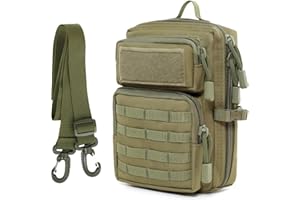 Gexgune Tactical Shoulder Bag 600D Nylon Military Molle Bag EDC Utility Accessories Pack Backpack Hunting Fanny Pack Combat