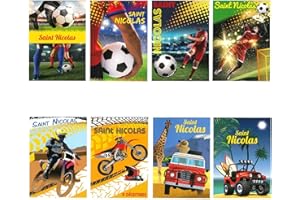 Les Colis Noirs LCN - Lot de 10 Carte Postale Saint Nicolas 2019 - Modèle Aléatoire - 024