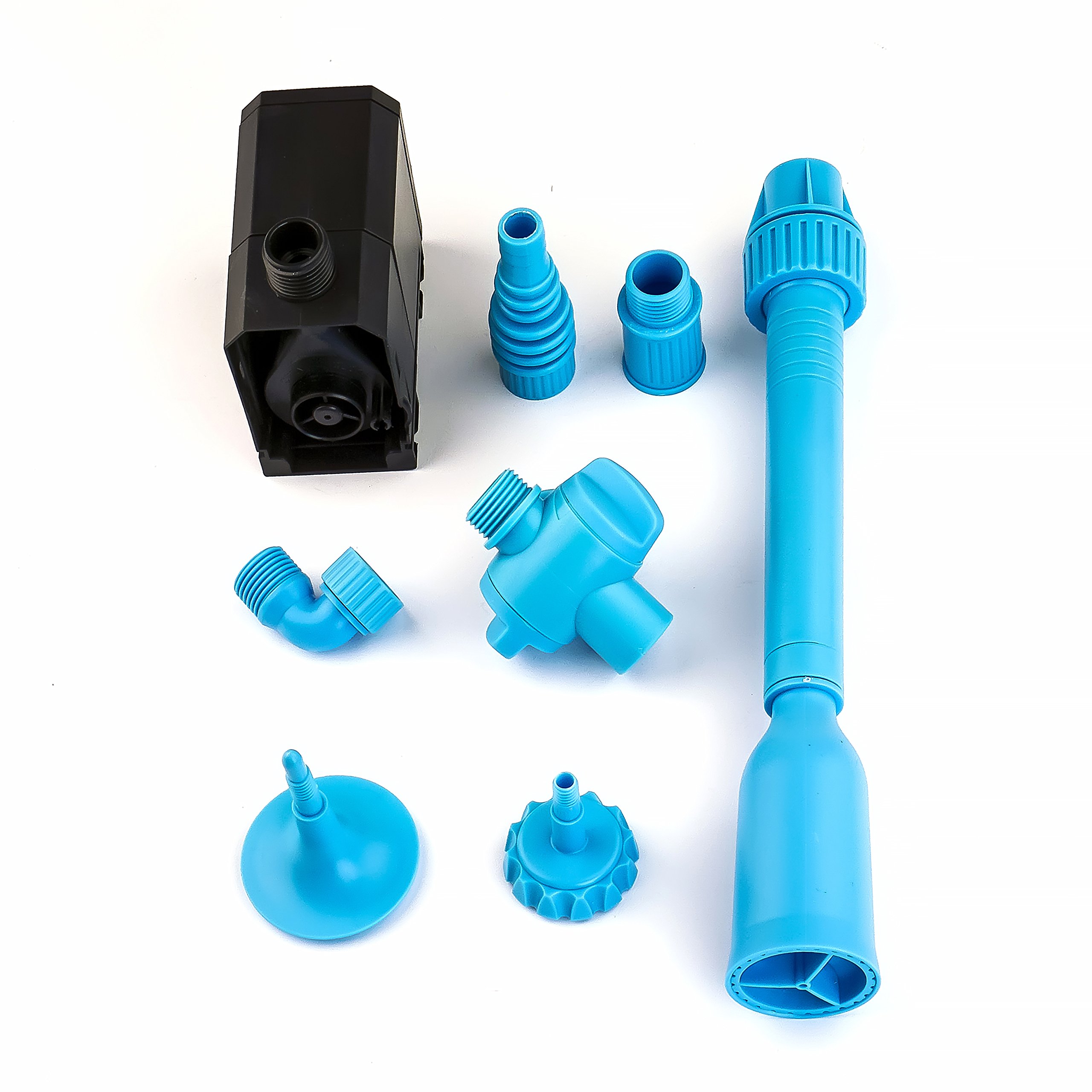 Aquaflow Technology GFUV 2500 Sunsun CUF 3in1 Filter 1000l/h Springbrunnen 20W 9W UV-Klärer – Bild 8