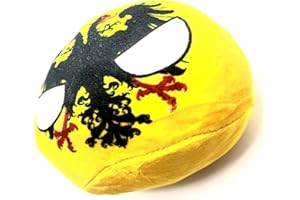 SNS COMPONENTS Sacro Romano Impero 10 cm Countryballs Country Ball Simpatica Bandiera Storica Cuddly Meme Ball Giocattolo Regalo