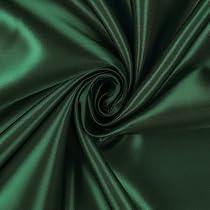 Mondo Tessuti Satin-Stoffpanel – 100 X 150 Cm, Weich & Glänzend, Einfarbig (z.B. Säuregrün)