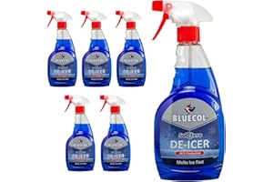 Bluecol BLD500 Sub Zero De-Icer Trigger Fast Ice Melt 500ml x 6
