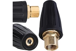 WESSPER Sillar Buse de Nettoyage pour Tuyaux Rotatifs M18 035, Filetage Intérieur Embouts de Buse Rotative Turbo pour Kärcher K HD HDS