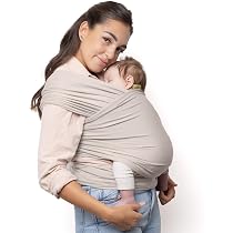 Boba Fascia Ad Anelli Porta Bebè - Leggera, Traspirante, Per Neonati E Bambini (3,6-15,8 Kg), Trasporto Frontale E Laterale