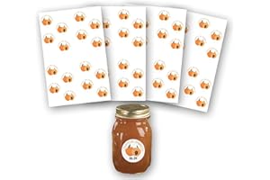 AVERY – Bolsa de 64 etiquetas de mermelada de albaricoque – Ø47,5 mm