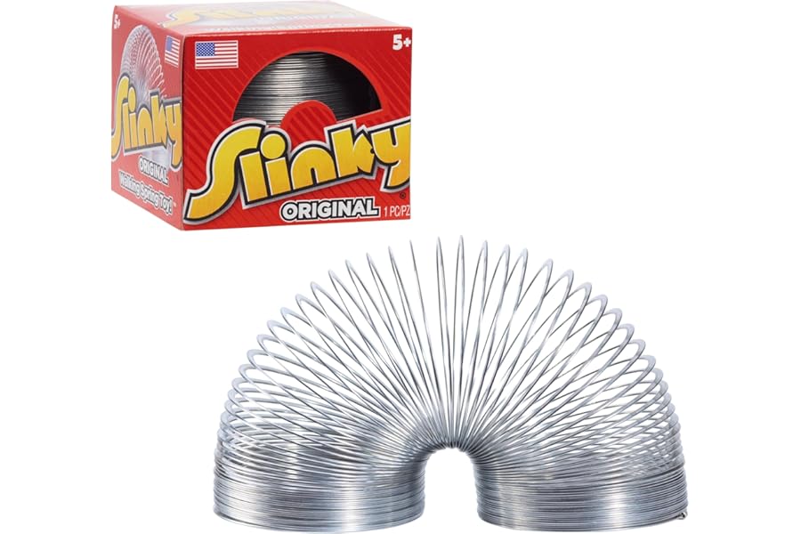 The Original Slinky Walking Spring Toy, Metal Slinky