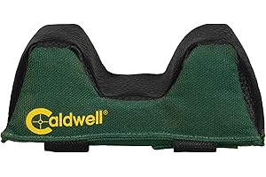 Caldwell Filled Universal Front Rest Bag with Durable Construction and Hook and Loop Straps for Outdoor, Range, Shooting and Hunting