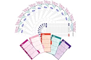 AOCII Planificateur de budget Français - Avec des séparateurs colorés