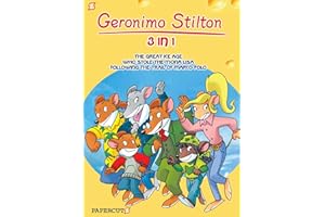 Geronimo Stilton 3-in-1 #2: Following The Trail of Marco Polo, The Great Ice Age, and Who Stole the Mona Lisa (Geronimo Stilton Graphic Novels)