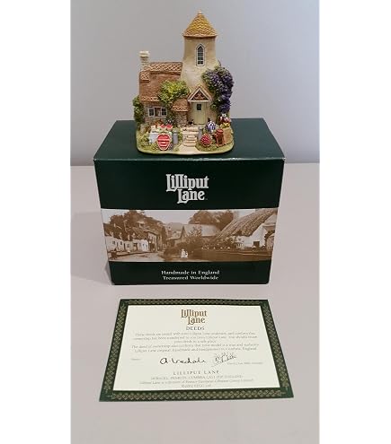 Lilliput Lane Honeysuckle Cottage 1992 L0250: Hand-Painted Ceramic