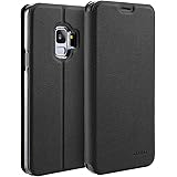 doupi Deluxe FlipCase per Samsung Galaxy S9 Plus, Protezione Custodia Ultra Slim Magnete Flip Cover Protettiva Book Style Etu
