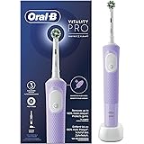 Oral-B Spazzolino Elettrico Ricaricabile Vitality Pro, 3 Modalità di Spazzolamento, Batteria a Lunga Durata, 1 Testina e 1 Sp