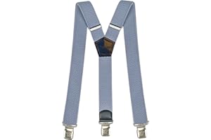 Decalen Bretelles pour Hommes et Femmes Une Taille Convient Tous Les Clips Forts Style Y Diverses Couleurs