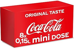 ‎COCA-COLA Coca-Cola Classic / Pure Erfrischung mit unverwechselbarem Coke Geschmack in der stylischen 150ml Mini Dose / 3 x 8 x 150 ml Dose
