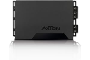 AXTON A101: 1-Kanal Verstärker fürs Auto, 1 x 230 Watt, Class-D Digital Mono Endstufe mit High-Level Eingängen, 1 Ohm stabil, geeignet für Fahrzeuge mit Start/Stopp Automatik