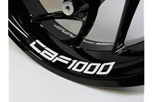 ‎BIKE-LABEL BIKE-label Felgenbettaufkleber kompatibel mit Honda CBF 1000 Motorrad 790000