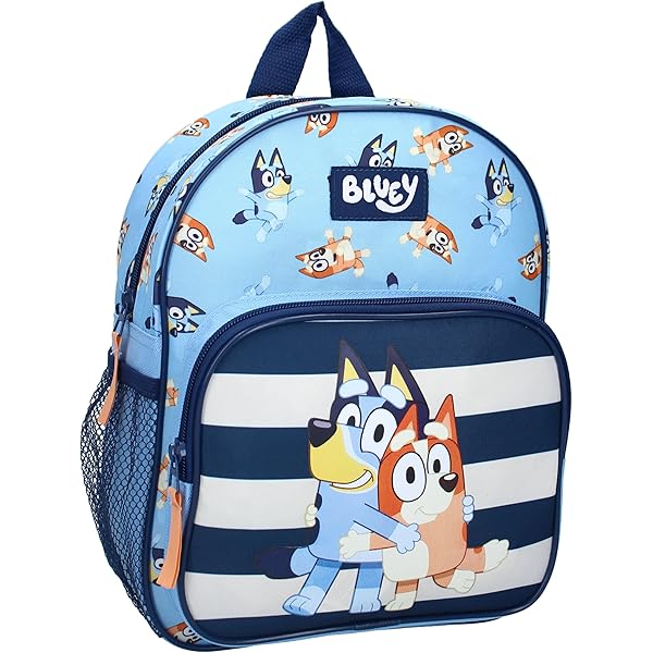 Safta Bluey Sisters Zaino A Sacco Piatto Junior: Leggero E Resistente Per Bambini, 3L - 2