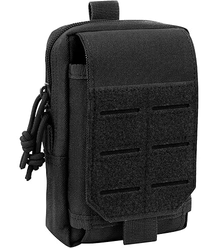 Borsa Porta Bottiglia Tattica In Nylon – Per Escursionismo, Campeggio, Aria Aperta, Con Cerniera E Moschettone