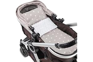 ‎TOTSY BABY Babydecke Kuscheldecke Baby Decke Winterdecke mit Plüschstoff 75x60 cm + Kissen 35x30 cm - Kinderdecke Blanket Babydecken Kinderwagendecke und Erstausstattung für Neugeborene und Kinder Oeko-Tex