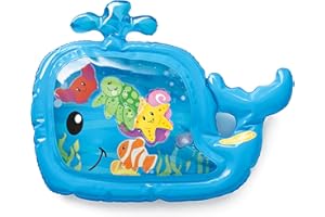 Infantino- Tapis d'eau sensoriel Pat & Play, 206685, Blue