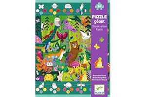 Puzzle géant Djeco Observation Forêt 54 pièces