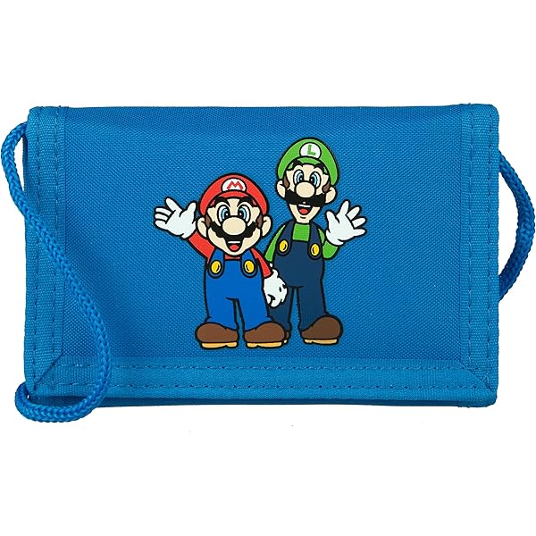 Mario Yoshi Dinosaure à Texture Patch Portefeuille Bi-Fold