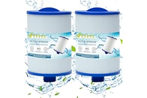 JEFFEL Spa Filters for Hot Tub, Pww50 Filter for Compatible for Spa Hot Tub Filter, Replacemen for Compatible with for Unicel 6CH-940, for Filbur FC-0359, for Waterway Plastics 817-0050 (2pcs)