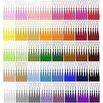 150 Nappine Per Decorazioni Fai Da Te - 40 Colori | Lunghezza 13 Cm | Per Gioielli, Segnalibri, Casa - Foto 9