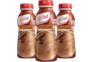 ‎SLIMFAST SlimFast Fertigdrink Schokolade 3er Pack I Fertiggetränk mit hohem Eiweißanteil & reduzierten Kalorien I Gebrauchsfertige Schoko Trinkmahlzeit für eine gewichtskontrollierende Ernährung I 3 x 325 ml