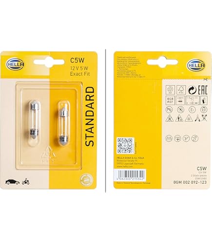 Lampadine Auto Bosch Pure Light 12V 5W - Confezione Da 2 Pezzi - Foto 6