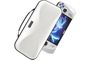 Syntech Hard Carrying Case Compatible with ASUS ROG Ally/ ROG Ally X Console & Accessories, Portable Travel Handheld Case for Storage and Stand, EVA Shockproof Protective Carry Bag with Large Capacity