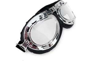 OcioDual Motorcycle Biker Aviator Pilot Glasses Vintage Car Goggles Boarder Retro Glass Mirror