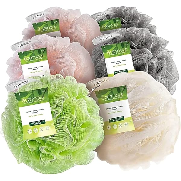 FAAY Luffa-Schwamm Nachfüllpackung – 3er Pack Für Back Scrubber Am Stiel, Naturbelassen